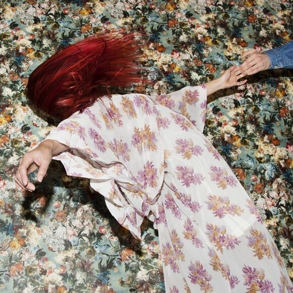 H&M Cream Flounced Floral Maxi Dress - Picture 4 of 9